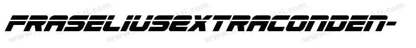 FraseliusExtraConden字体转换