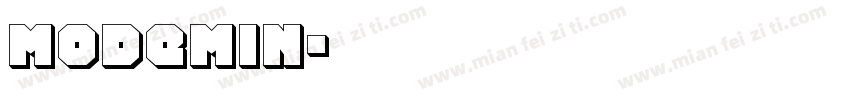 ModeMin字体转换