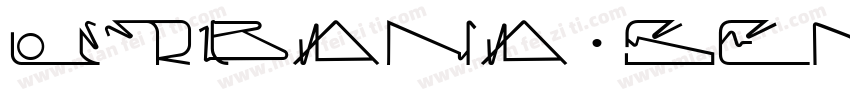 Urbana-SemiboldItali字体转换