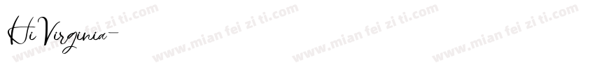HiVirginia字体转换