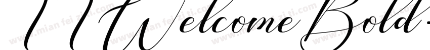 TTWelcomeBold字体转换