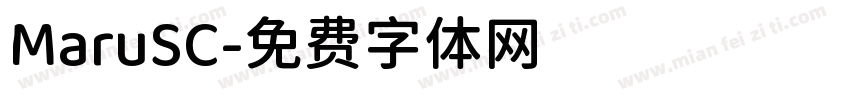 MaruSC字体转换