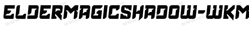 ElderMagicShadow-wKM3字体转换