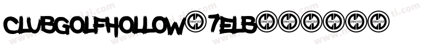 ClubGolfHollow-7eLB字体转换