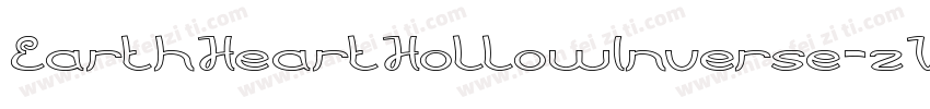 EarthHeartHollowInverse-zVaD字体转换