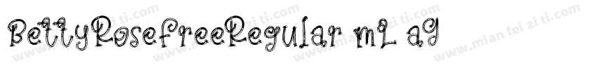 BettyRoseFreeRegular-mL1aG字体转换