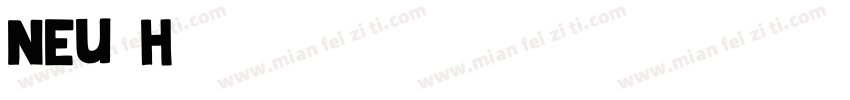 NEU-H3字体转换
