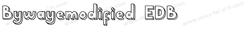 Bywayemodified-EDB4字体转换