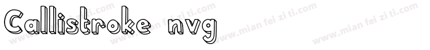 Callistroke-nvg4字体转换