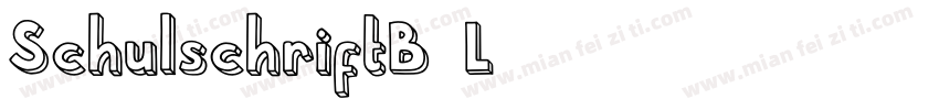 SchulschriftB-L4字体转换