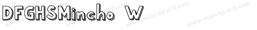 DFGHSMincho-W5字体转换