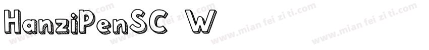 HanziPenSC-W5字体转换