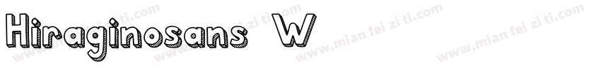 Hiraginosans-W5字体转换