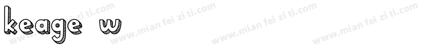 keage-w5字体转换