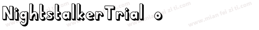NightstalkerTrial-o6字体转换