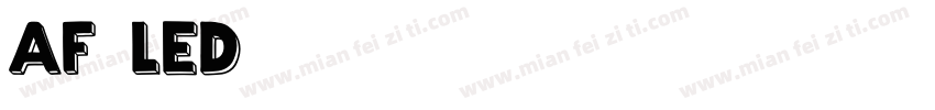 AF-LED7字体转换