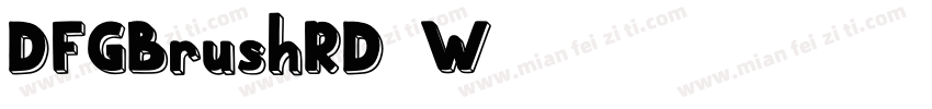 DFGBrushRD-W7字体转换