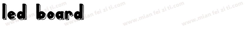 led_board7字体转换