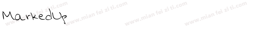 MarkedUp字体转换