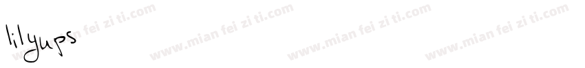 lilyups字体转换
