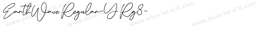 EarthWaveRegular-YRg8字体转换