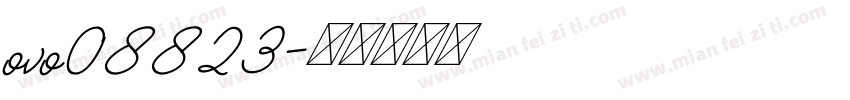 ovo08823字体转换