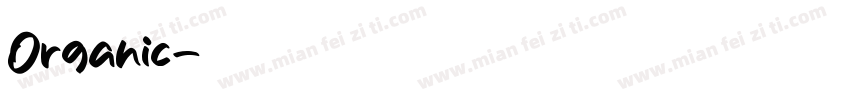 Organic字体转换