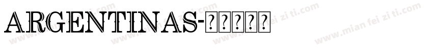 Argentinas字体转换