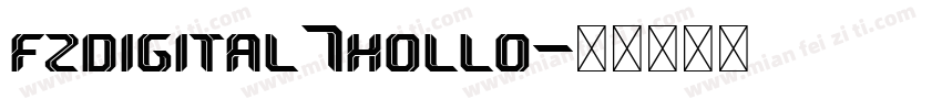 fzdigital7hollo字体转换