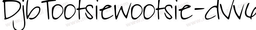 DjbTootsiewootsie-dVv6字体转换