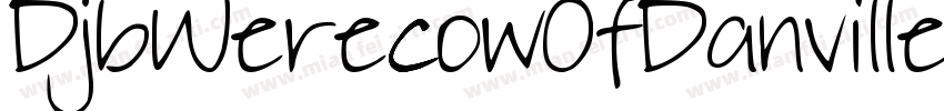 DjbWerecowOfDanville-Wr6A字体转换