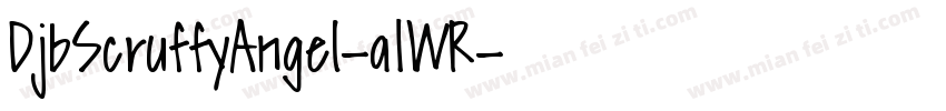 DjbScruffyAngel-a1WR字体转换