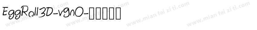 EggRoll3D-v9nO字体转换