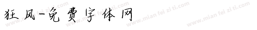 狂风字体转换