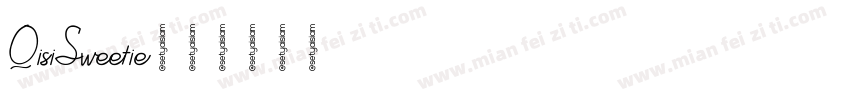 QisiSweetie字体转换