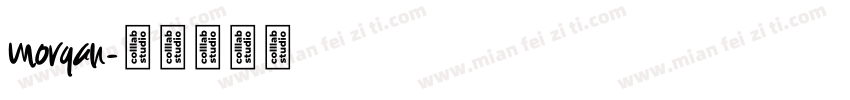 morgan字体转换
