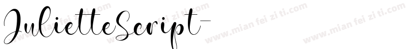 JulietteScript字体转换