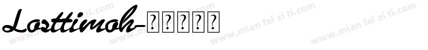 Losttimoh字体转换