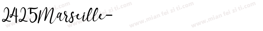 2425Marseille字体转换