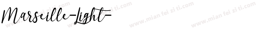Marseille-Light字体转换
