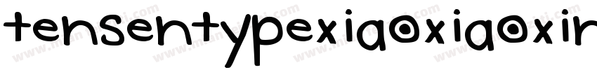 tensentypexiaoxiaoxinj字体转换