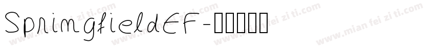 SpringfieldEF字体转换