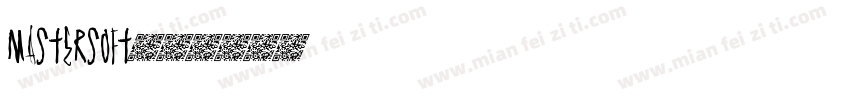 MasterSoft字体转换