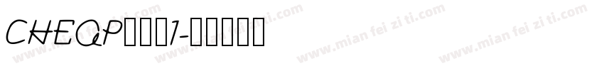 CHEAP___1字体转换