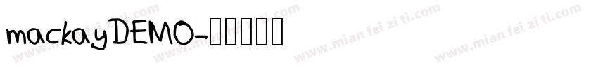 mackayDEMO字体转换