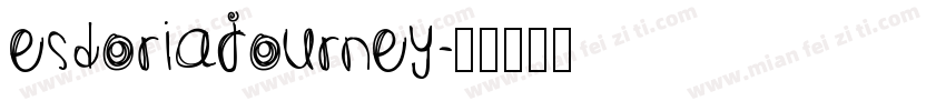 EsdoriaJourney字体转换