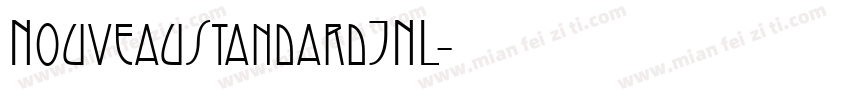 NouveauStandardJNL字体转换