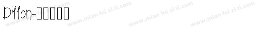 Dillon字体转换