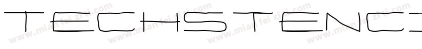 TechstencilExpandedRegular字体转换