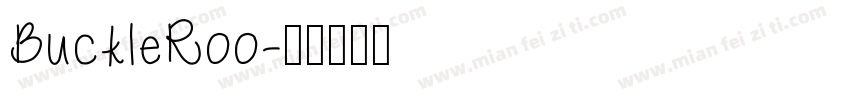BuckleRoo字体转换